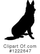 German Shepherd Clipart #1222647 by Maria Bell