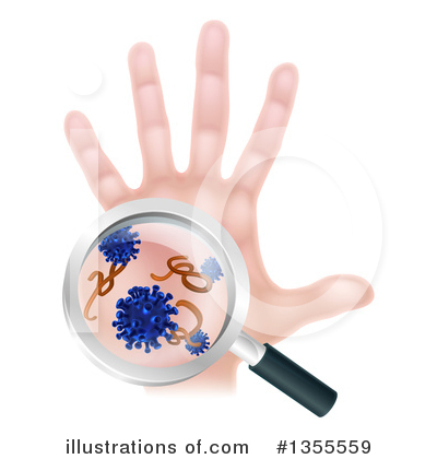Magnifying Glass Clipart #1355559 by AtStockIllustration