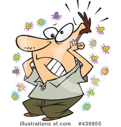 Royalty-Free (RF) Germs Clipart Illustration by toonaday - Stock Sample #439955