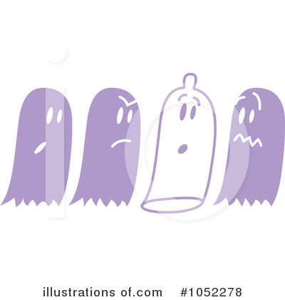 Royalty-Free (RF) Ghost Clipart Illustration by Zooco - Stock Sample #1052278