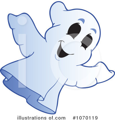 Royalty-Free (RF) Ghost Clipart Illustration by visekart - Stock Sample #1070119