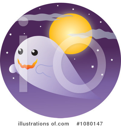 Royalty-Free (RF) Ghost Clipart Illustration by Rosie Piter - Stock Sample #1080147
