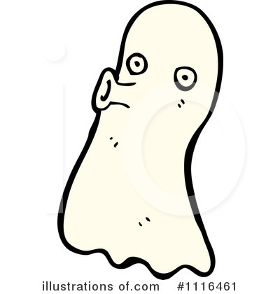 Royalty-Free (RF) Ghost Clipart Illustration by lineartestpilot - Stock Sample #1116461