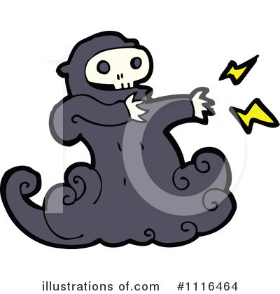 Royalty-Free (RF) Ghost Clipart Illustration by lineartestpilot - Stock Sample #1116464