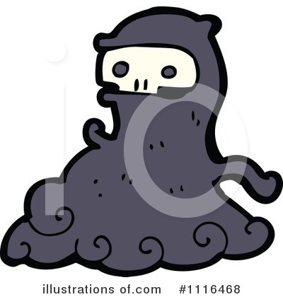 Royalty-Free (RF) Ghost Clipart Illustration by lineartestpilot - Stock Sample #1116468