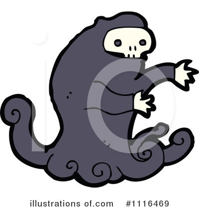 Royalty-Free (RF) Ghost Clipart Illustration by lineartestpilot - Stock Sample #1116469