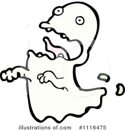 Royalty-Free (RF) Ghost Clipart Illustration by lineartestpilot - Stock Sample #1116475