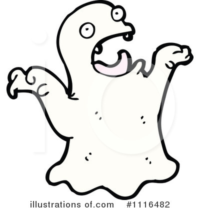 Royalty-Free (RF) Ghost Clipart Illustration by lineartestpilot - Stock Sample #1116482