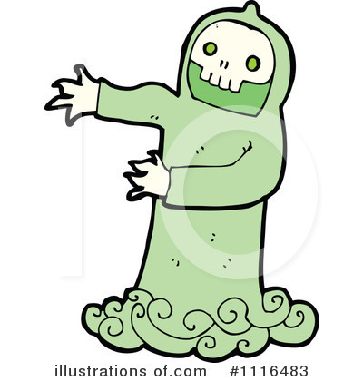 Royalty-Free (RF) Ghost Clipart Illustration by lineartestpilot - Stock Sample #1116483