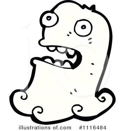 Royalty-Free (RF) Ghost Clipart Illustration by lineartestpilot - Stock Sample #1116484