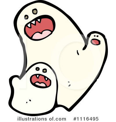 Royalty-Free (RF) Ghost Clipart Illustration by lineartestpilot - Stock Sample #1116495