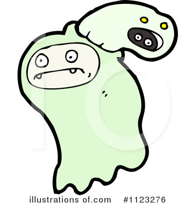 Royalty-Free (RF) Ghost Clipart Illustration by lineartestpilot - Stock Sample #1123276
