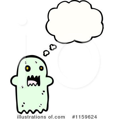 Royalty-Free (RF) Ghost Clipart Illustration by lineartestpilot - Stock Sample #1159624