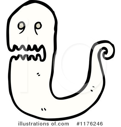Royalty-Free (RF) Ghost Clipart Illustration by lineartestpilot - Stock Sample #1176246