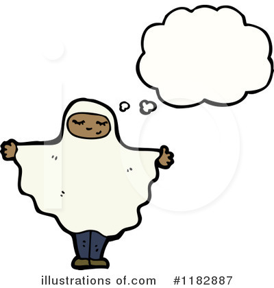 Royalty-Free (RF) Ghost Clipart Illustration by lineartestpilot - Stock Sample #1182887