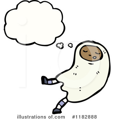 Royalty-Free (RF) Ghost Clipart Illustration by lineartestpilot - Stock Sample #1182888