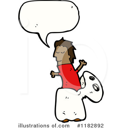 Royalty-Free (RF) Ghost Clipart Illustration by lineartestpilot - Stock Sample #1182892