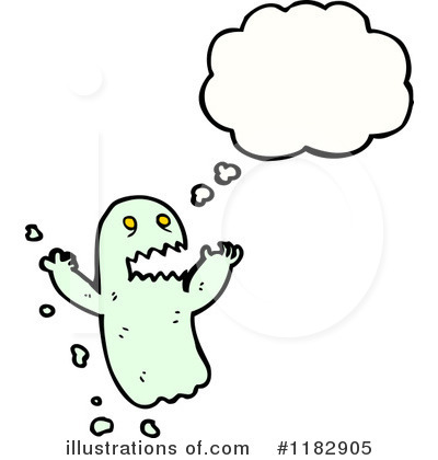 Royalty-Free (RF) Ghost Clipart Illustration by lineartestpilot - Stock Sample #1182905