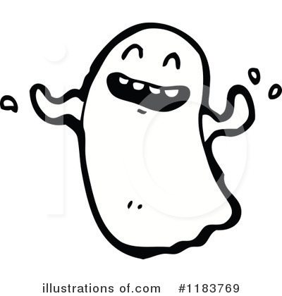Royalty-Free (RF) Ghost Clipart Illustration by lineartestpilot - Stock Sample #1183769