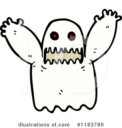 Royalty-Free (RF) Ghost Clipart Illustration by lineartestpilot - Stock Sample #1183780