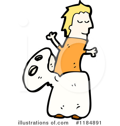 Royalty-Free (RF) Ghost Clipart Illustration by lineartestpilot - Stock Sample #1184891