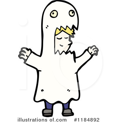 Royalty-Free (RF) Ghost Clipart Illustration by lineartestpilot - Stock Sample #1184892