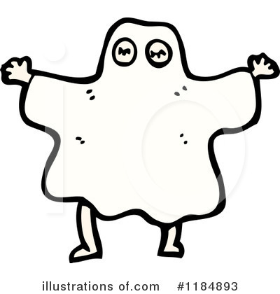 Royalty-Free (RF) Ghost Clipart Illustration by lineartestpilot - Stock Sample #1184893