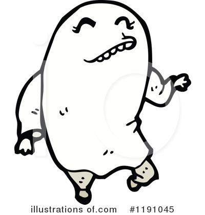 Royalty-Free (RF) Ghost Clipart Illustration by lineartestpilot - Stock Sample #1191045