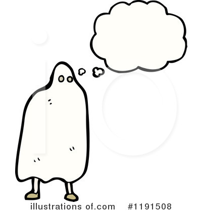 Royalty-Free (RF) Ghost Clipart Illustration by lineartestpilot - Stock Sample #1191508