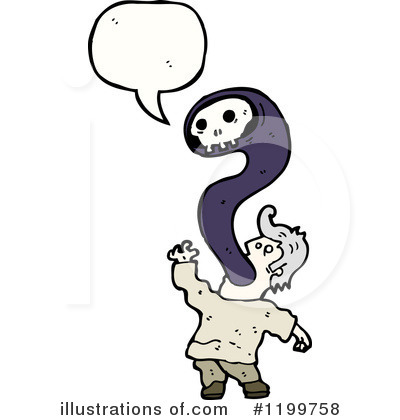 Royalty-Free (RF) Ghost Clipart Illustration by lineartestpilot - Stock Sample #1199758