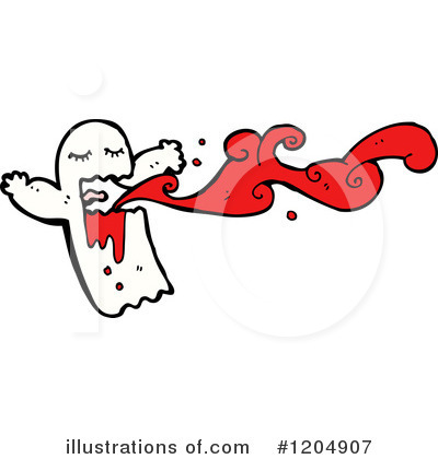 Royalty-Free (RF) Ghost Clipart Illustration by lineartestpilot - Stock Sample #1204907