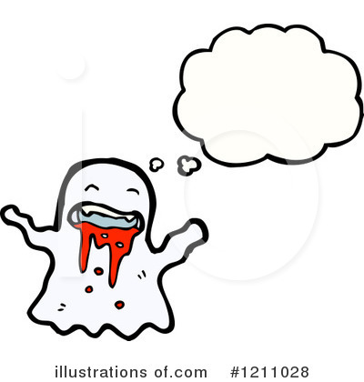 Royalty-Free (RF) Ghost Clipart Illustration by lineartestpilot - Stock Sample #1211028