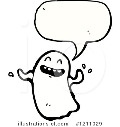 Royalty-Free (RF) Ghost Clipart Illustration by lineartestpilot - Stock Sample #1211029