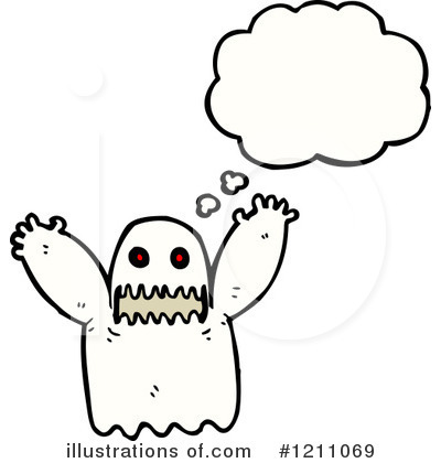 Royalty-Free (RF) Ghost Clipart Illustration by lineartestpilot - Stock Sample #1211069