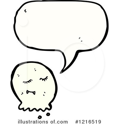 Royalty-Free (RF) Ghost Clipart Illustration by lineartestpilot - Stock Sample #1216519