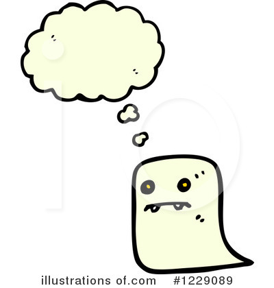 Royalty-Free (RF) Ghost Clipart Illustration by lineartestpilot - Stock Sample #1229089