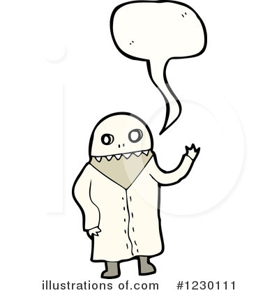 Royalty-Free (RF) Ghost Clipart Illustration by lineartestpilot - Stock Sample #1230111