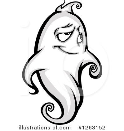 Royalty-Free (RF) Ghost Clipart Illustration by Chromaco - Stock Sample #1263152
