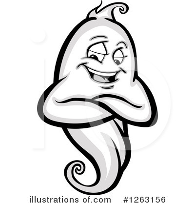 Ghost Clipart #1263156 by Chromaco