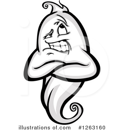 Royalty-Free (RF) Ghost Clipart Illustration by Chromaco - Stock Sample #1263160