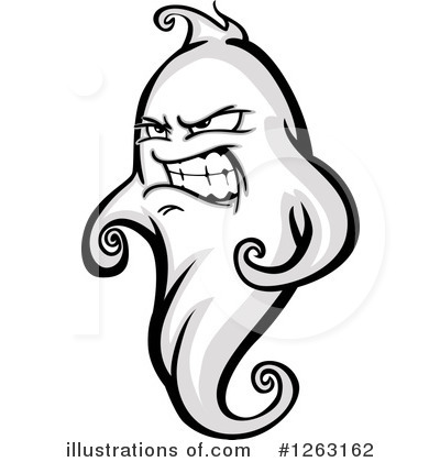 Royalty-Free (RF) Ghost Clipart Illustration by Chromaco - Stock Sample #1263162