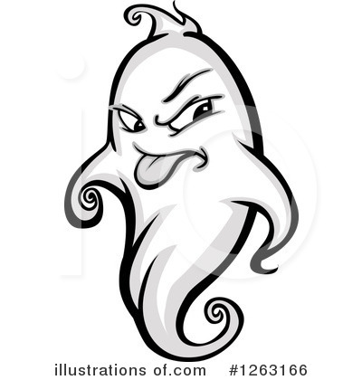 Royalty-Free (RF) Ghost Clipart Illustration by Chromaco - Stock Sample #1263166