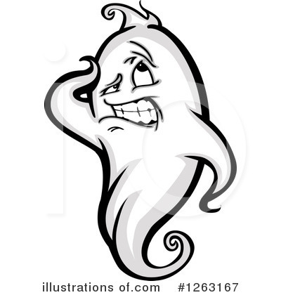 Royalty-Free (RF) Ghost Clipart Illustration by Chromaco - Stock Sample #1263167