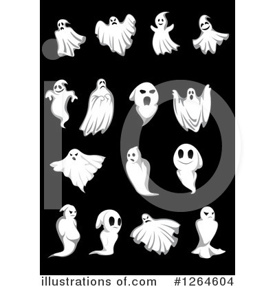 Royalty-Free (RF) Ghost Clipart Illustration by Vector Tradition SM - Stock Sample #1264604