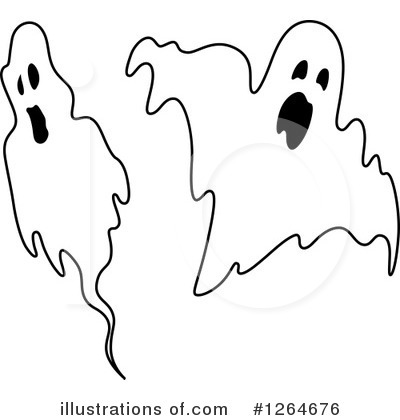 Royalty-Free (RF) Ghost Clipart Illustration by Vector Tradition SM - Stock Sample #1264676