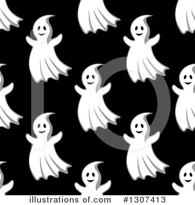 Royalty-Free (RF) Ghost Clipart Illustration by Vector Tradition SM - Stock Sample #1307413