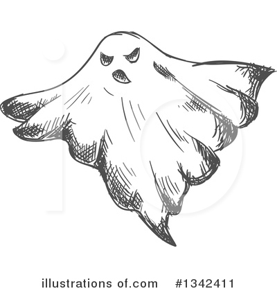 Royalty-Free (RF) Ghost Clipart Illustration by Vector Tradition SM - Stock Sample #1342411