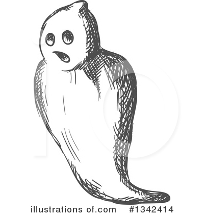 Royalty-Free (RF) Ghost Clipart Illustration by Vector Tradition SM - Stock Sample #1342414