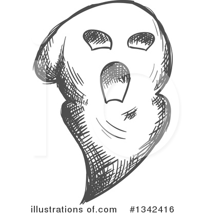 Royalty-Free (RF) Ghost Clipart Illustration by Vector Tradition SM - Stock Sample #1342416