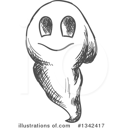 Royalty-Free (RF) Ghost Clipart Illustration by Vector Tradition SM - Stock Sample #1342417